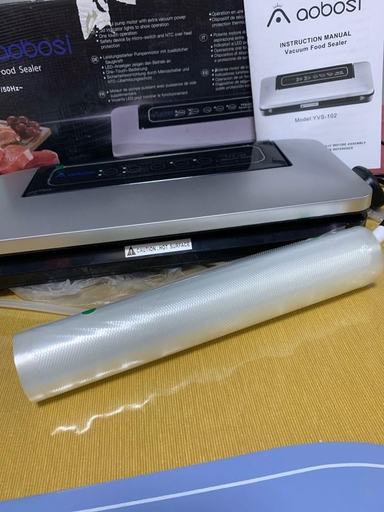 Aobosi Vacuum Food Sealer YVS102, TV & Home Appliances, Kitchen