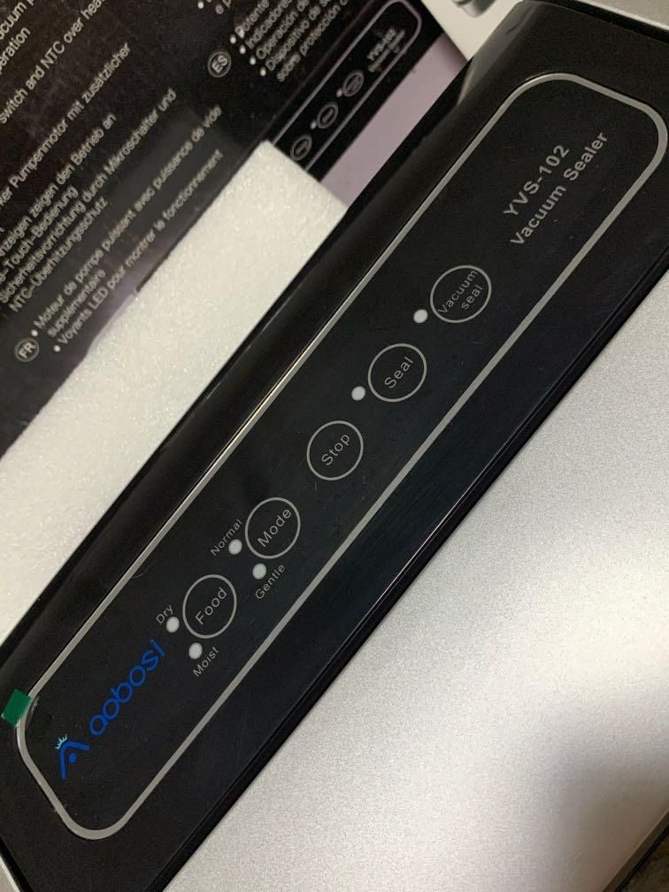 Aobosi Vacuum Food Sealer YVS102, TV & Home Appliances, Kitchen