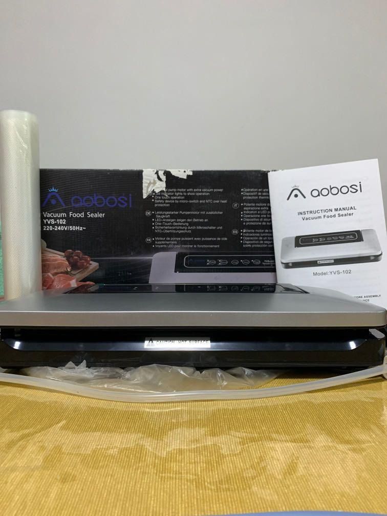 Aobosi Vacuum Food Sealer YVS102, TV & Home Appliances, Kitchen