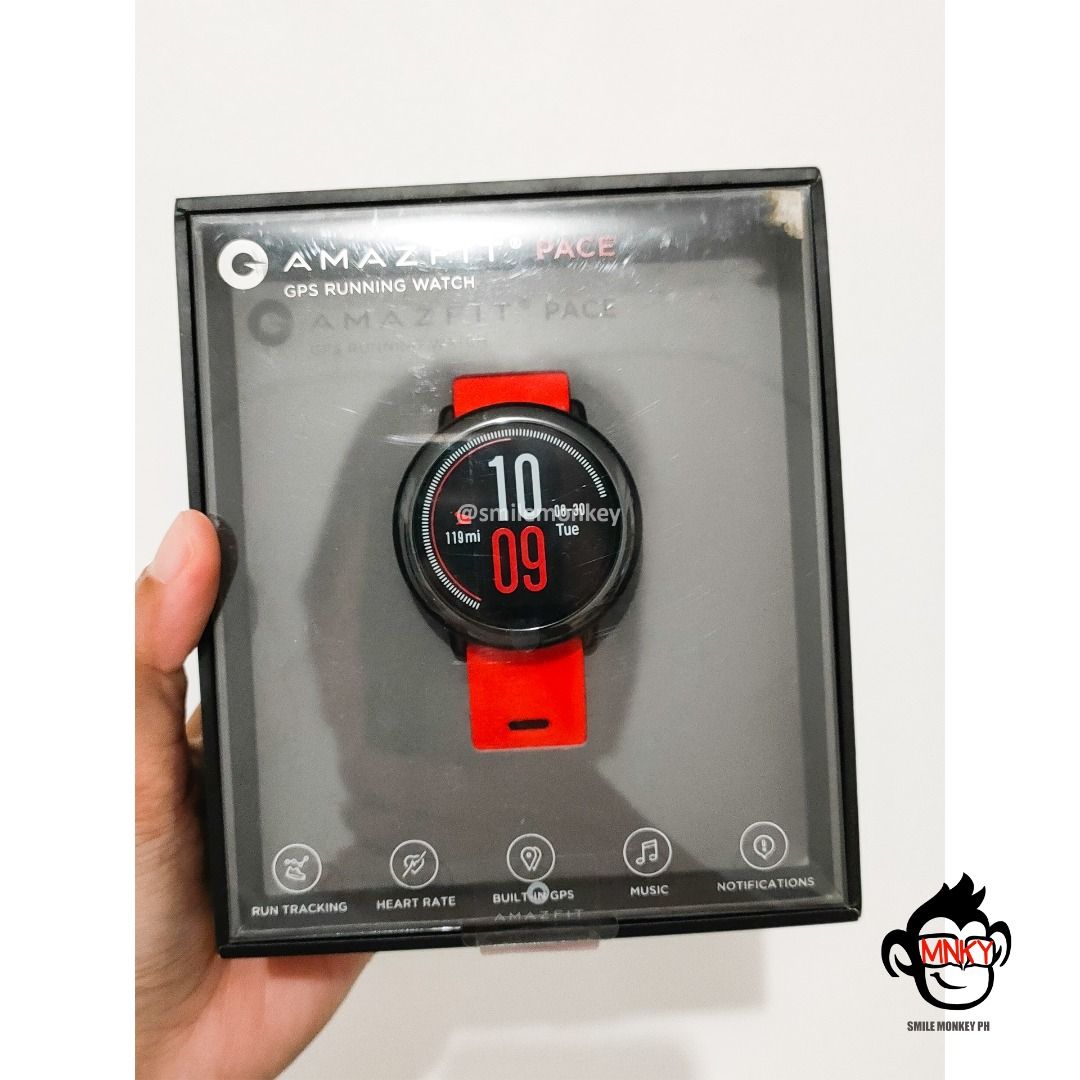 Authentic Amazfit Pace GPS Running Sports Wearable Smart Fitness Watch Tracker Mobile Phones Gadgets Wearables Smart Watches on Carousell