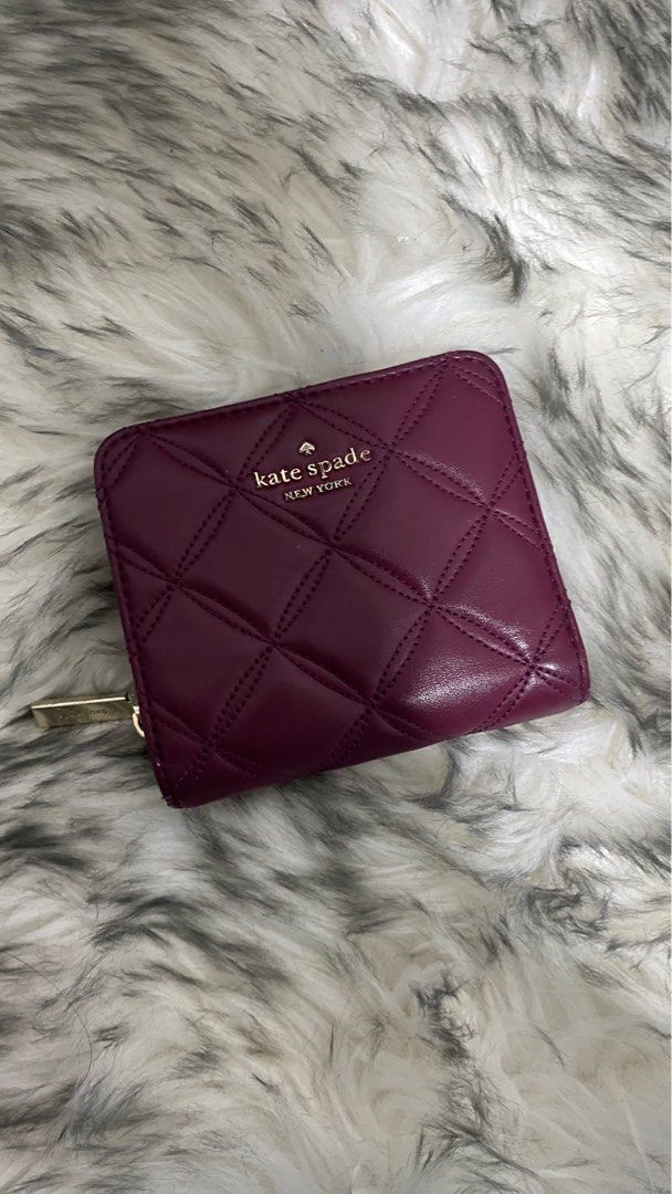 Kate spade maroon wallet outlet
