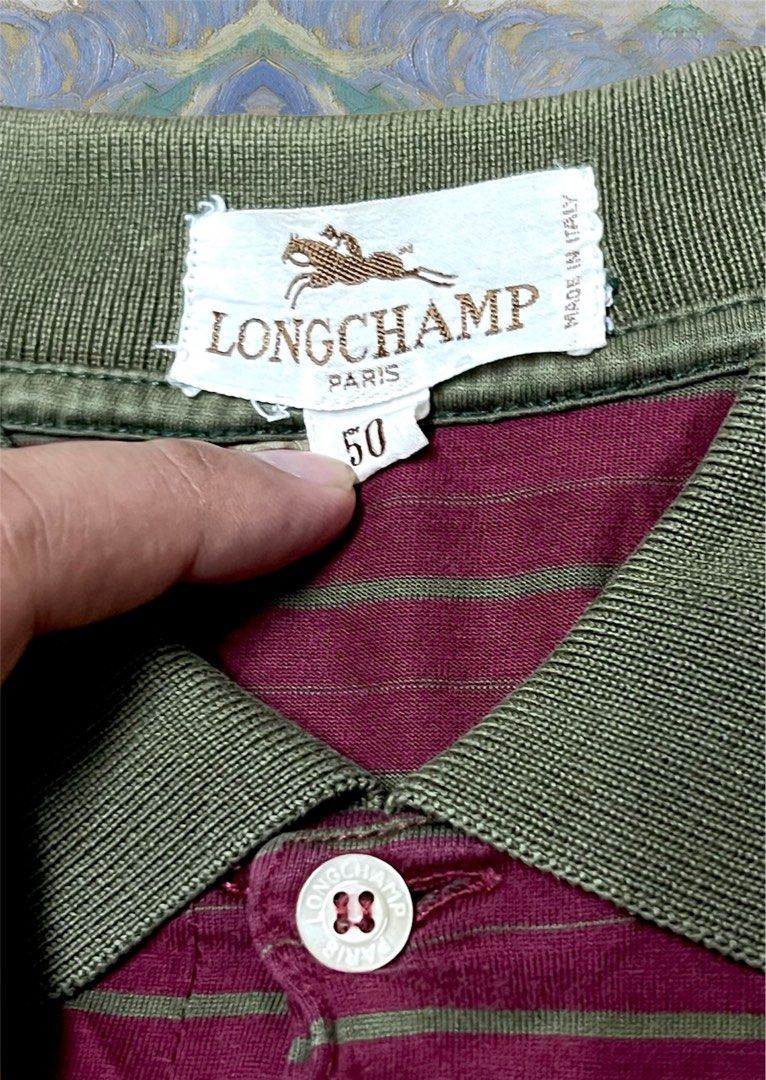 Authentic Longchamp Polo Shirt Made in Italy