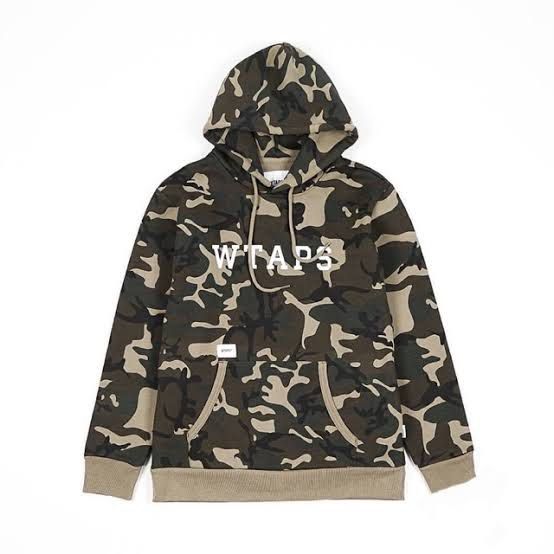 Authentic WTAPS camouflage pullover hoodie Fesyen Wanita Pakaian Wanita Lainnya di Carousell