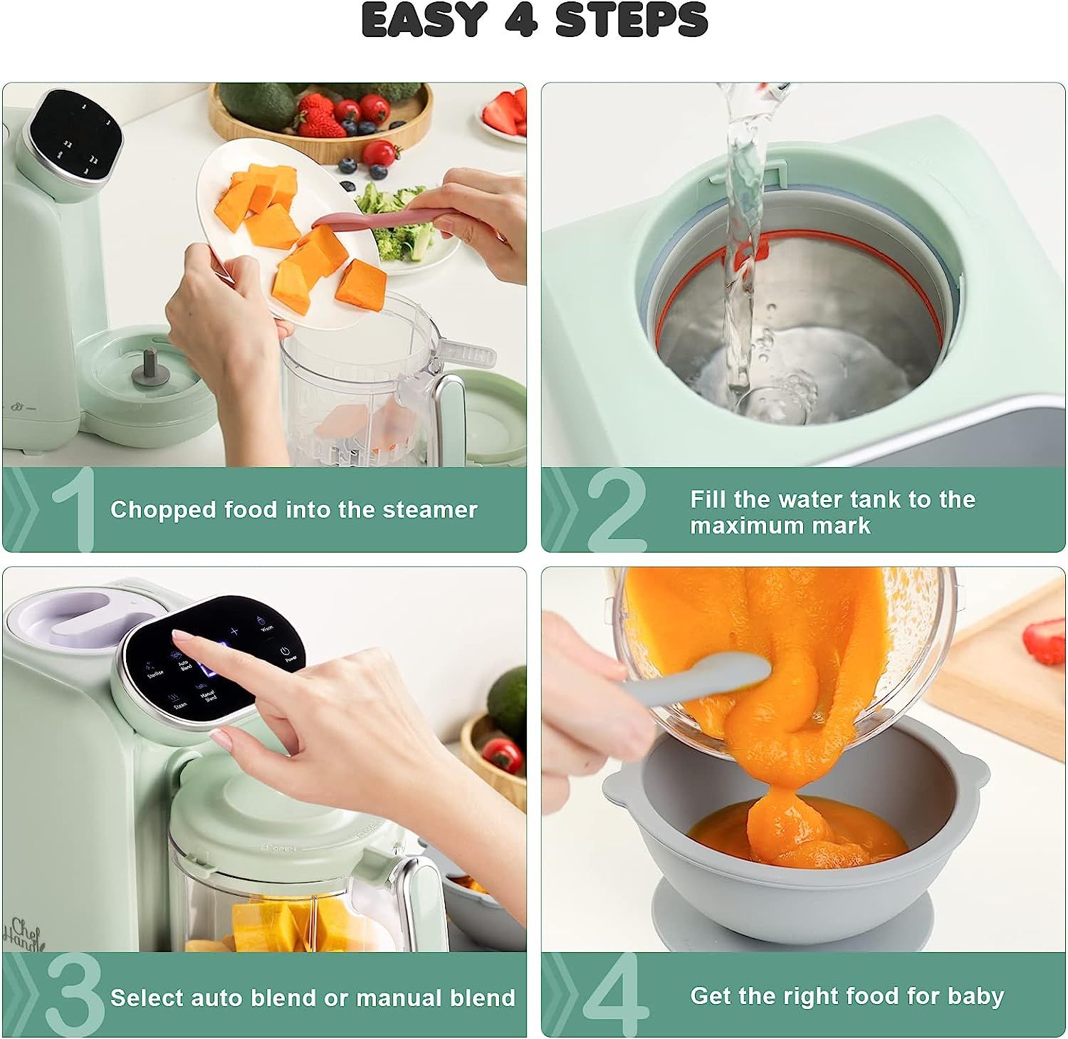 Baby food steamer and processor new arrivals