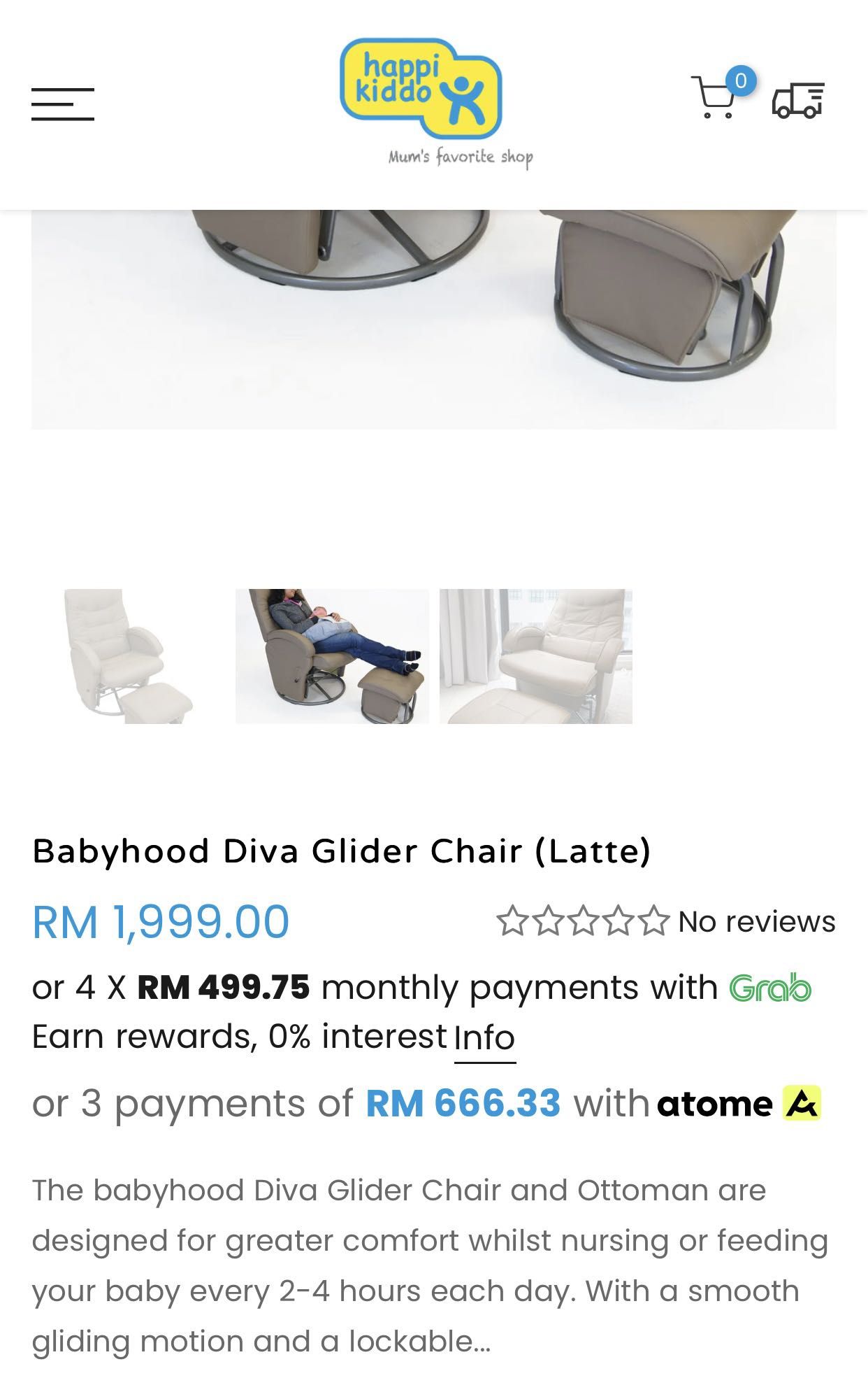 Babyhood diva glider clearance