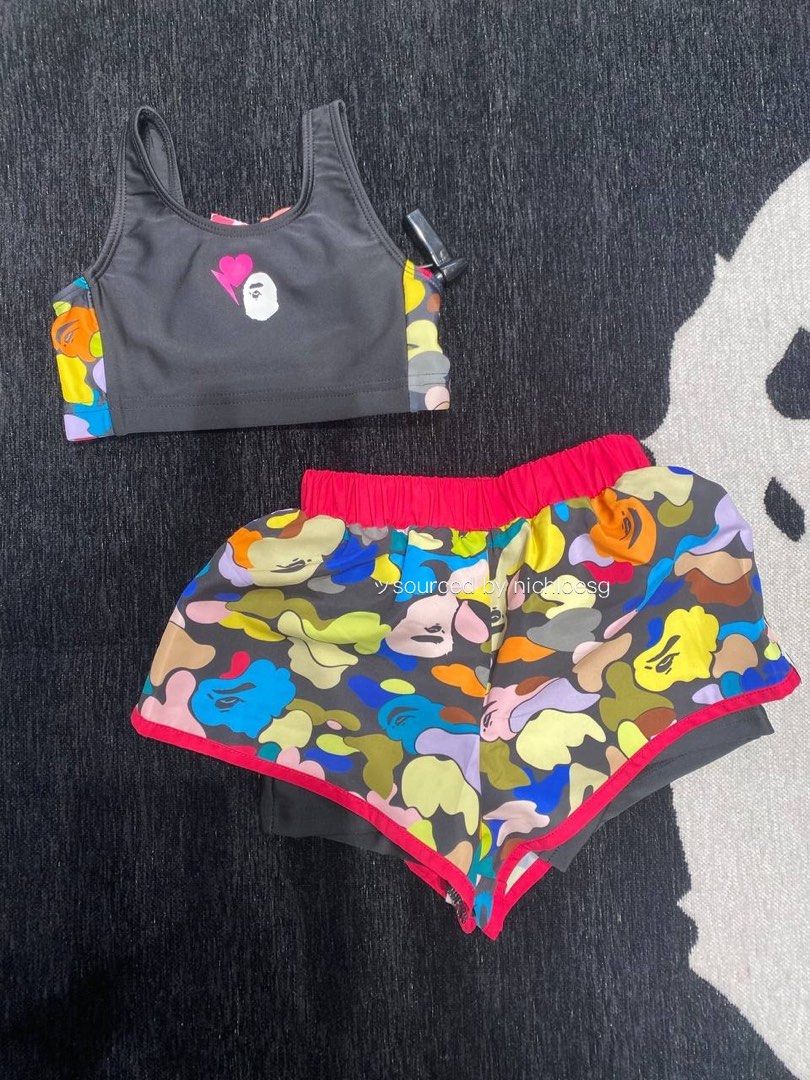 Camouflage Bape Swimsuit A BATHING APE Marine Camo Swimwear