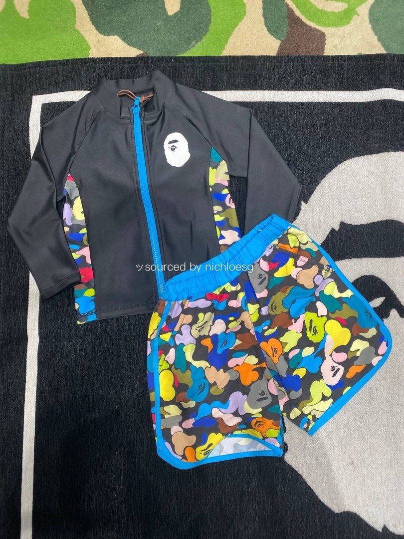 BAPE MULTI CAMO SWIM SHORTS Babies Kids Babies Kids Fashion on Carousell