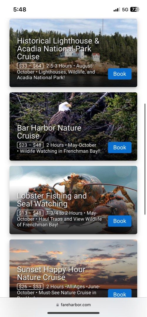 Bar Harbor Whale Watch Co., Maine, USA, Tickets & Vouchers, Flights