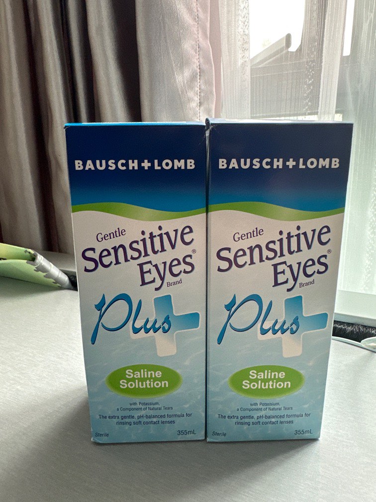 Bausch Lomb Sensitive Eyes Plus Saline Solution, Beauty
