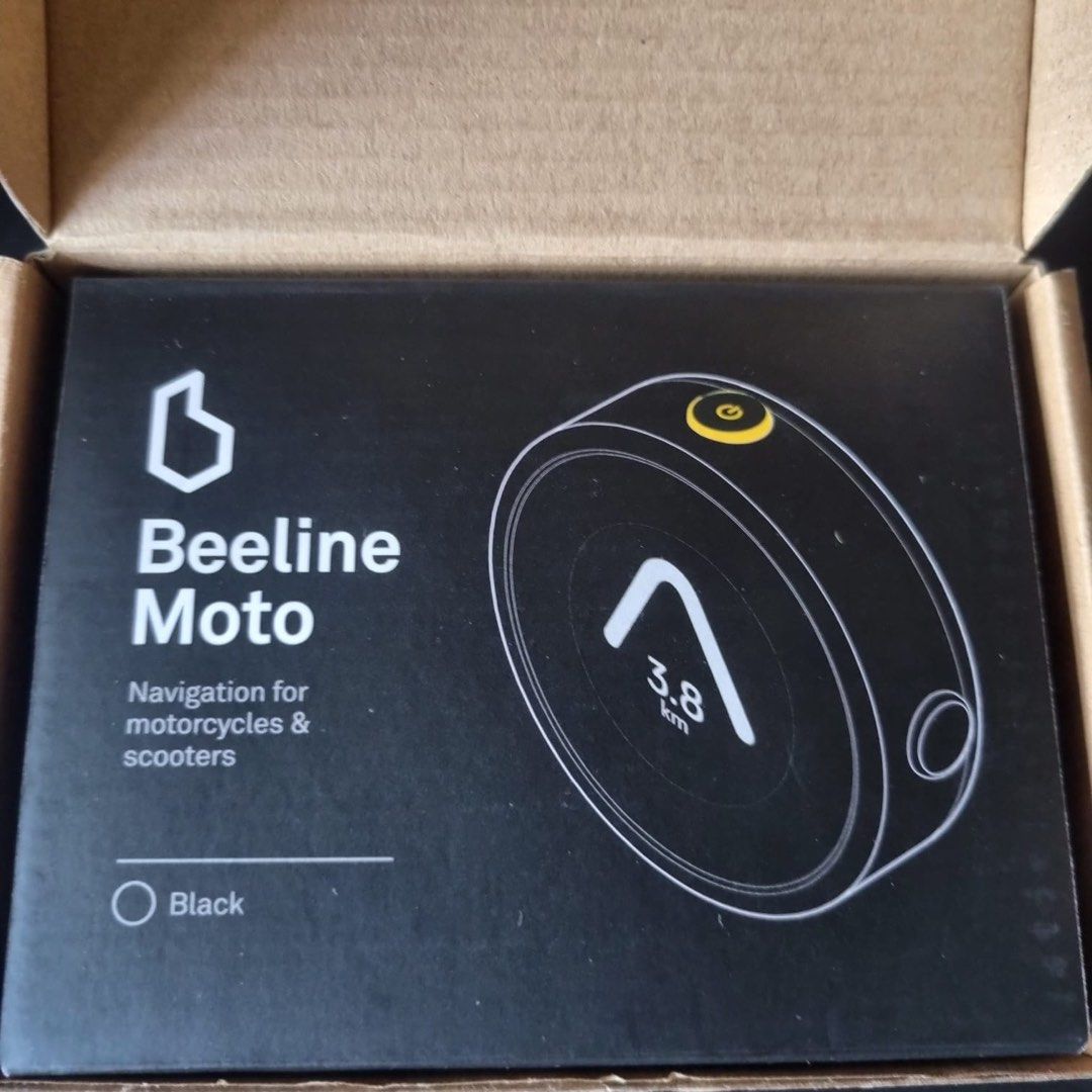Beeline Moto GPS Computer - Black | Worldwide Route Planning | Weatherproof  & 30 Hours Battery Life | USB Charging | Sat Nav for Motorcycle & Scooter