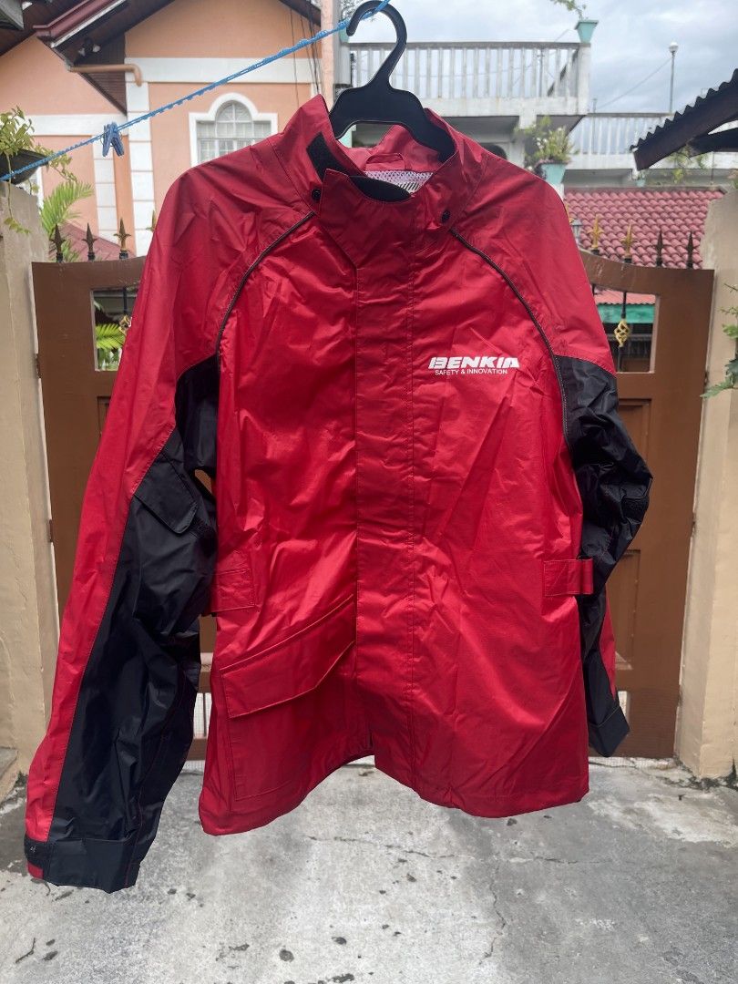 Benkia Heavy duty Raincoat with pants Motorbikes Motorbike Parts Accessories Helmets and other Riding Gears on Carousell