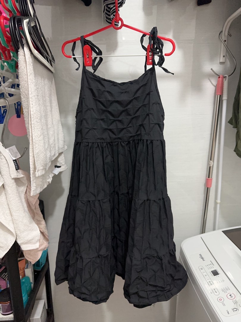 Black Babydoll Dress, Women's Fashion, Dresses & Sets, Dresses on Carousell