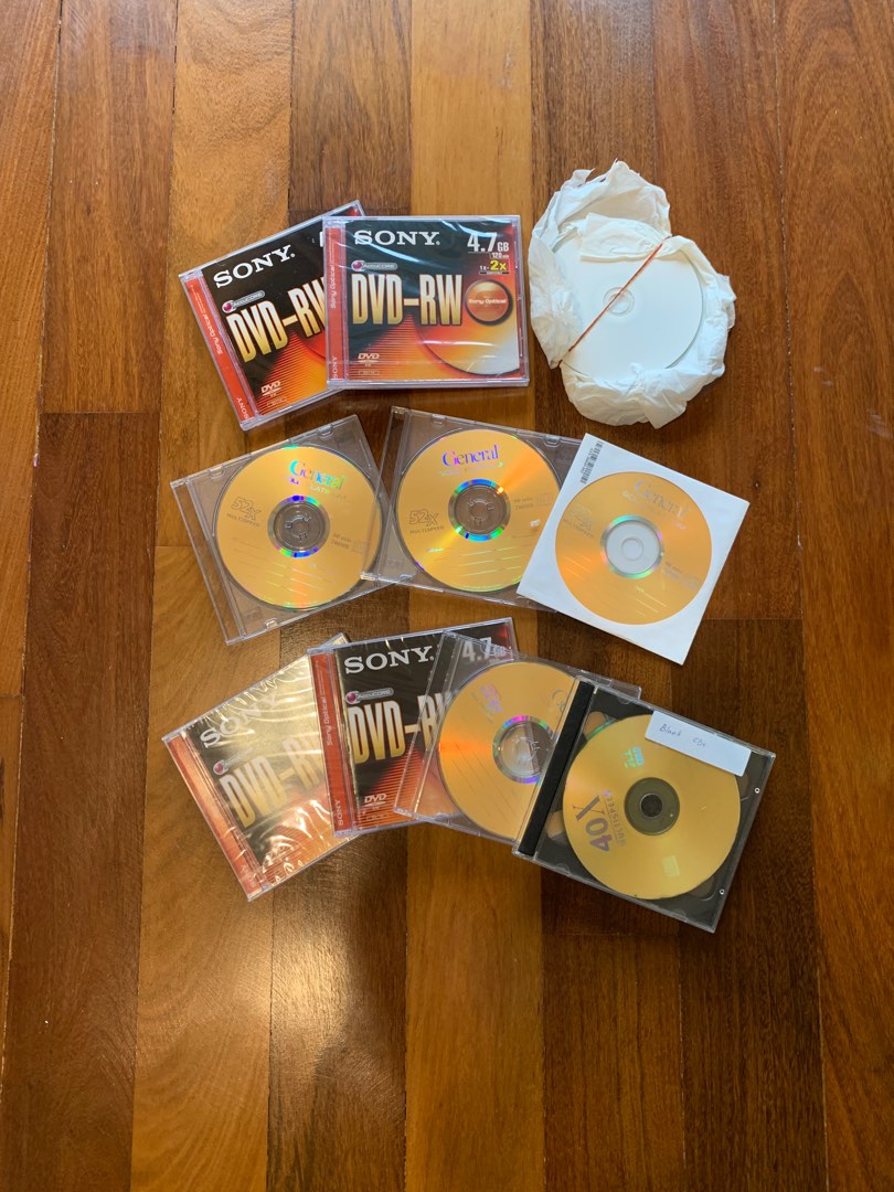 Blank dvds for free, Hobbies & Toys, Music & Media, CDs & DVDs on Carousell