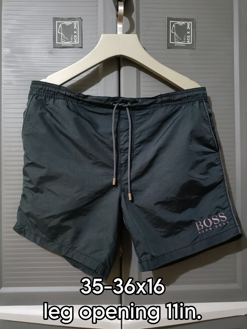Boss Hugo Boss Polyester Shorts |Embroid Logo | With QR code | Slightly ...