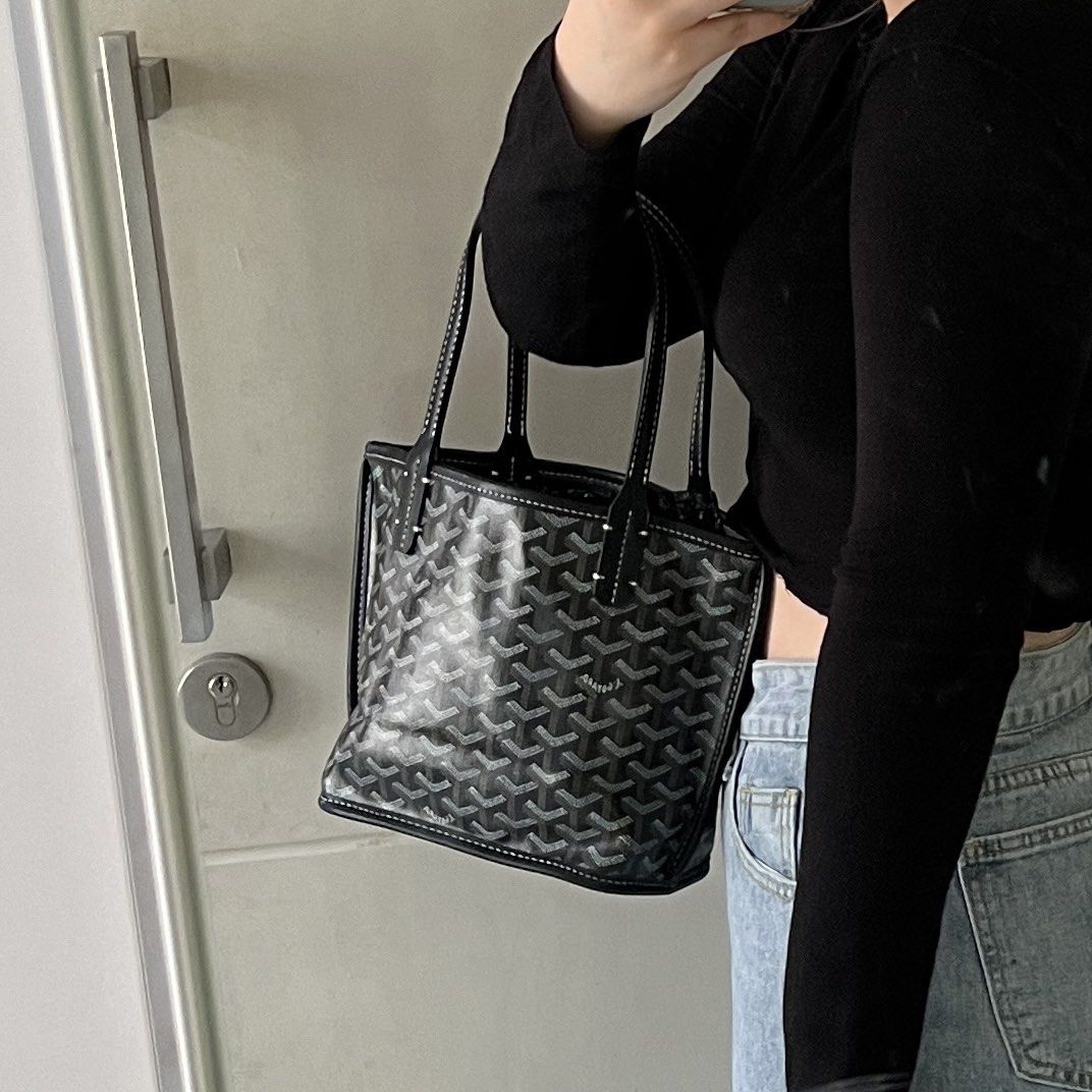 Anjou Mini Bag Black Tan
