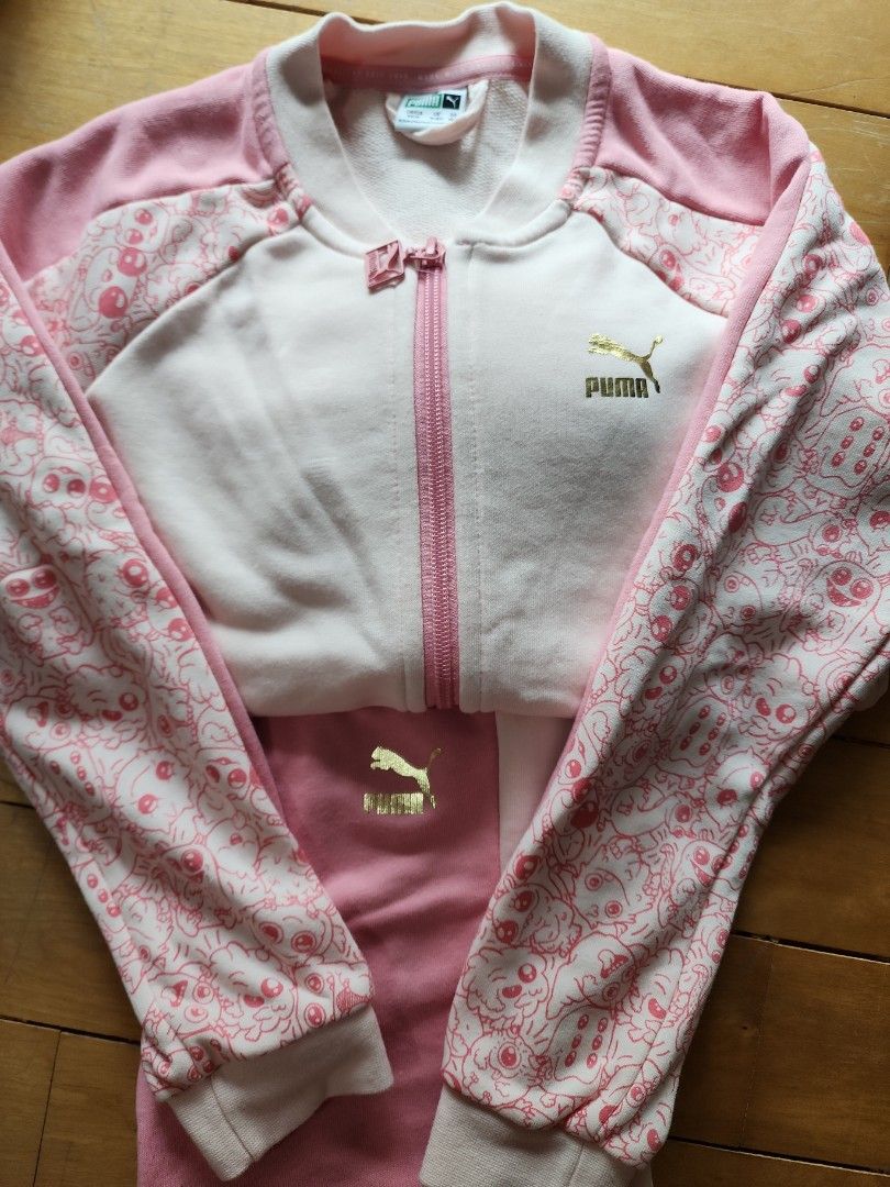 Puma sweatsuit girls hot sale