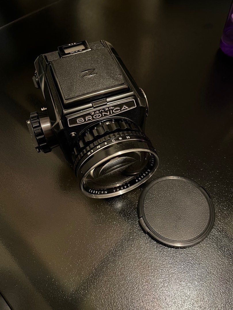 Bronica S2A 黑漆版中片幅入門之選+ Nikkor-H 50mm f3.5 6x6 片夾
