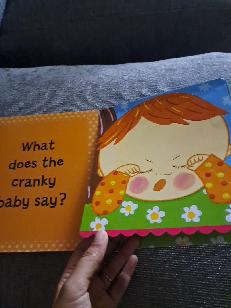 Buku anak boardbook what does baby say on carousell