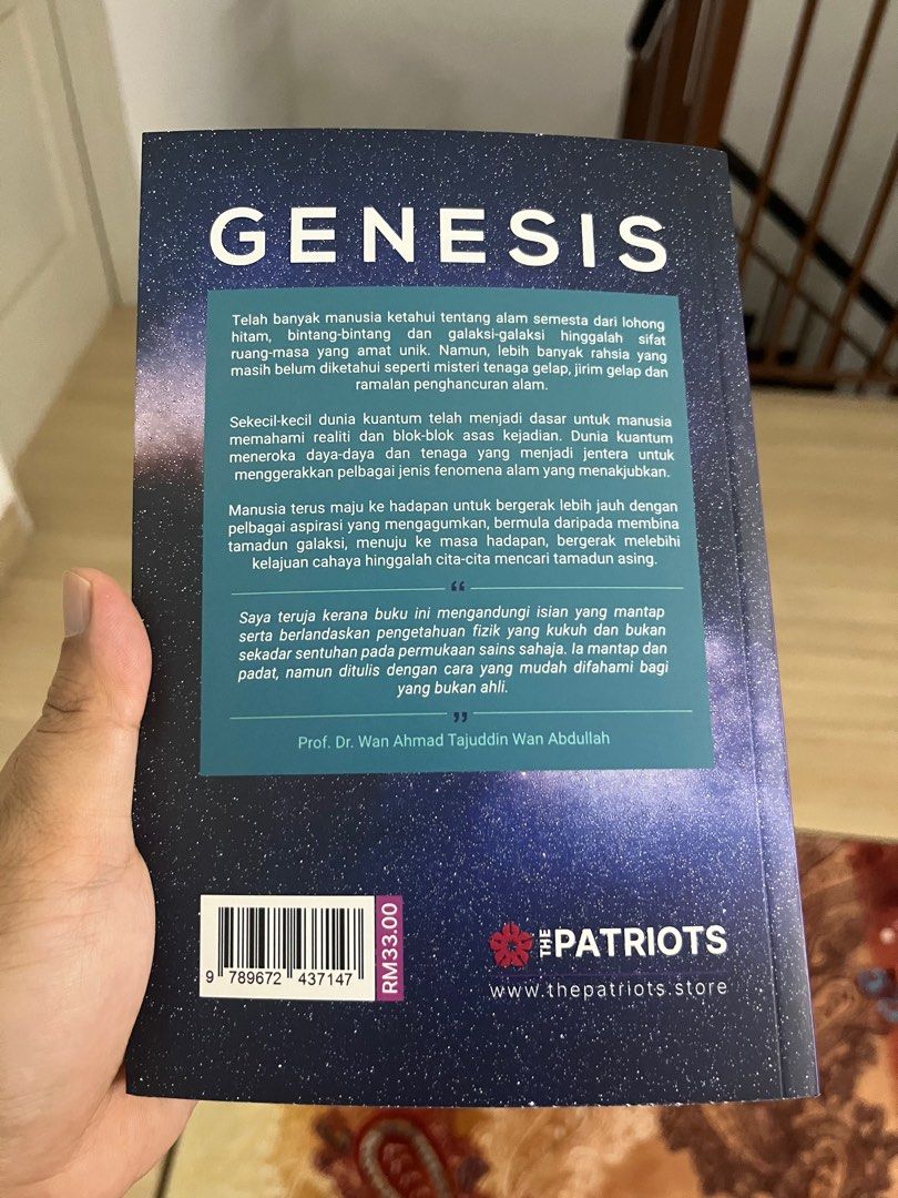 Buku Genesis Patriots By Zamir Mohyedin Hobbies And Toys Books And Magazines Assessment Books 