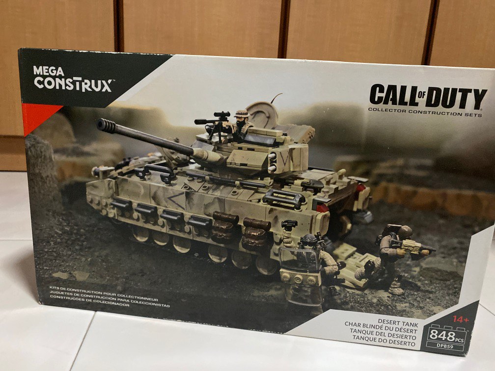 Call Of Duty Mega Construx Desert Tank
