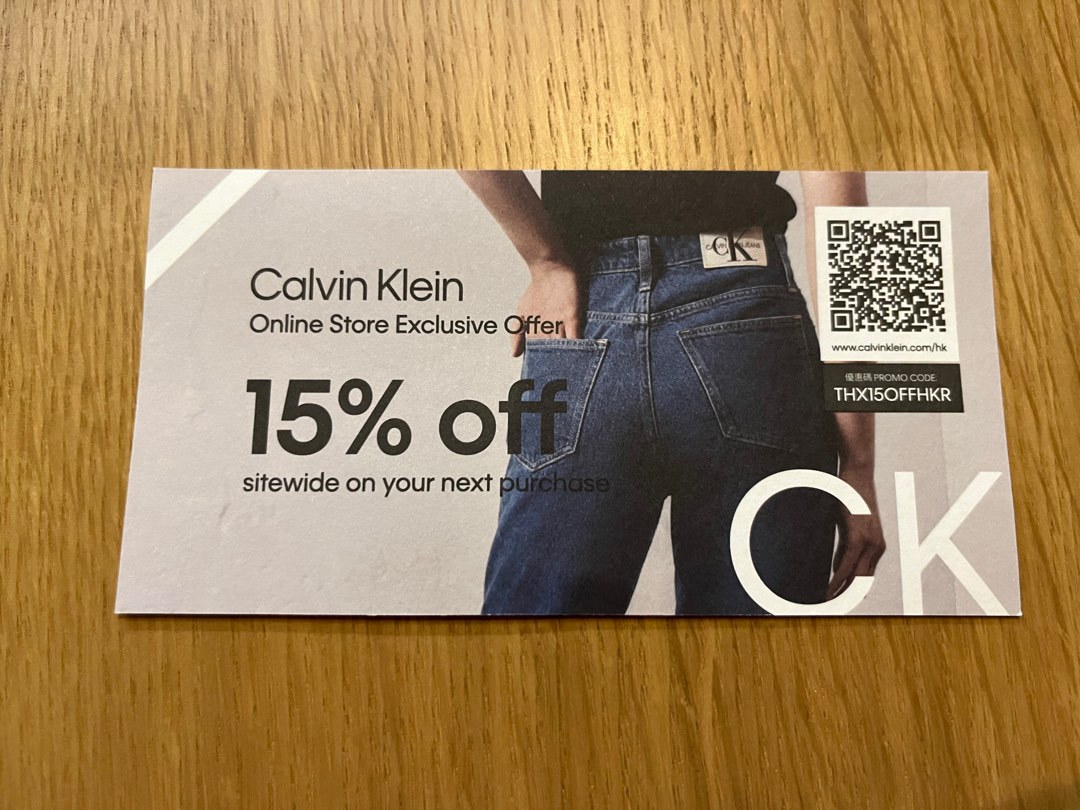 Calvin klein 15 off cheap