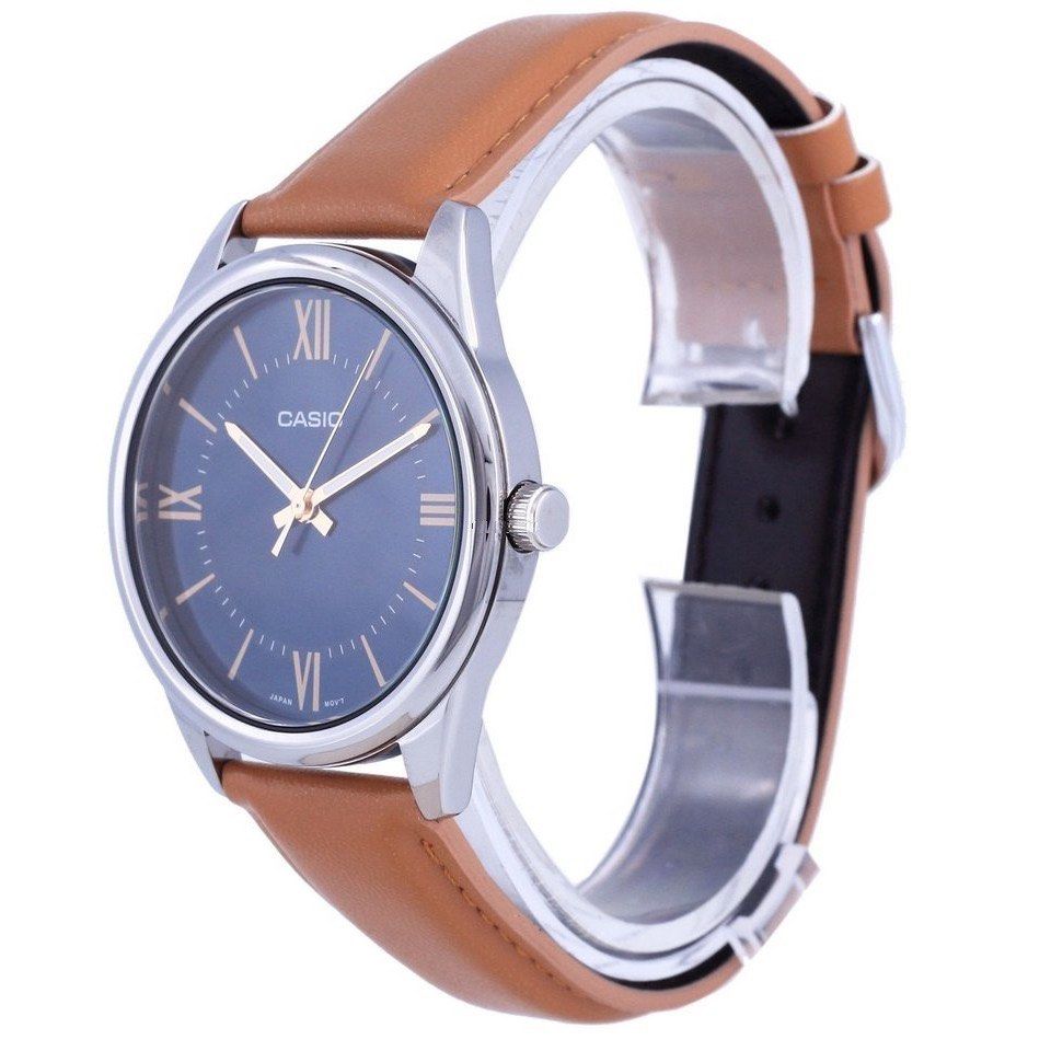Casio Quartz 40mm Stainless Steel MTPV005L 2B5 Men s Fashion
