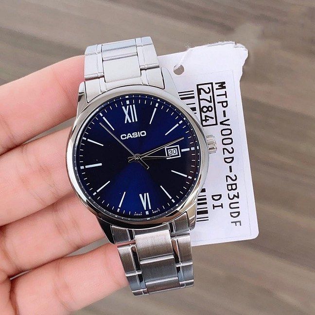 Casio 2025 mtp blue