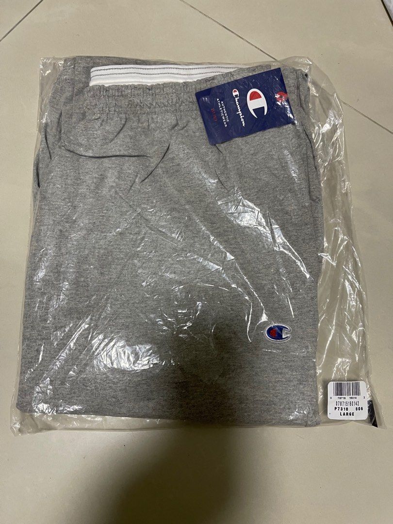 Champion men's closed bottom light weight jersey sweatpan outlet