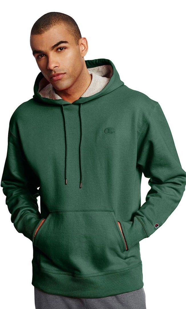 Men's champion fuzzy hoodie outlet
