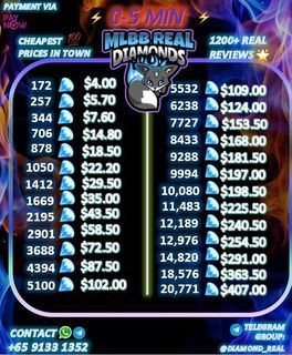 CHEAPEST [Mobile Legend diamonds]  [Ml diamonds ] [ Mlbb diamonds ]