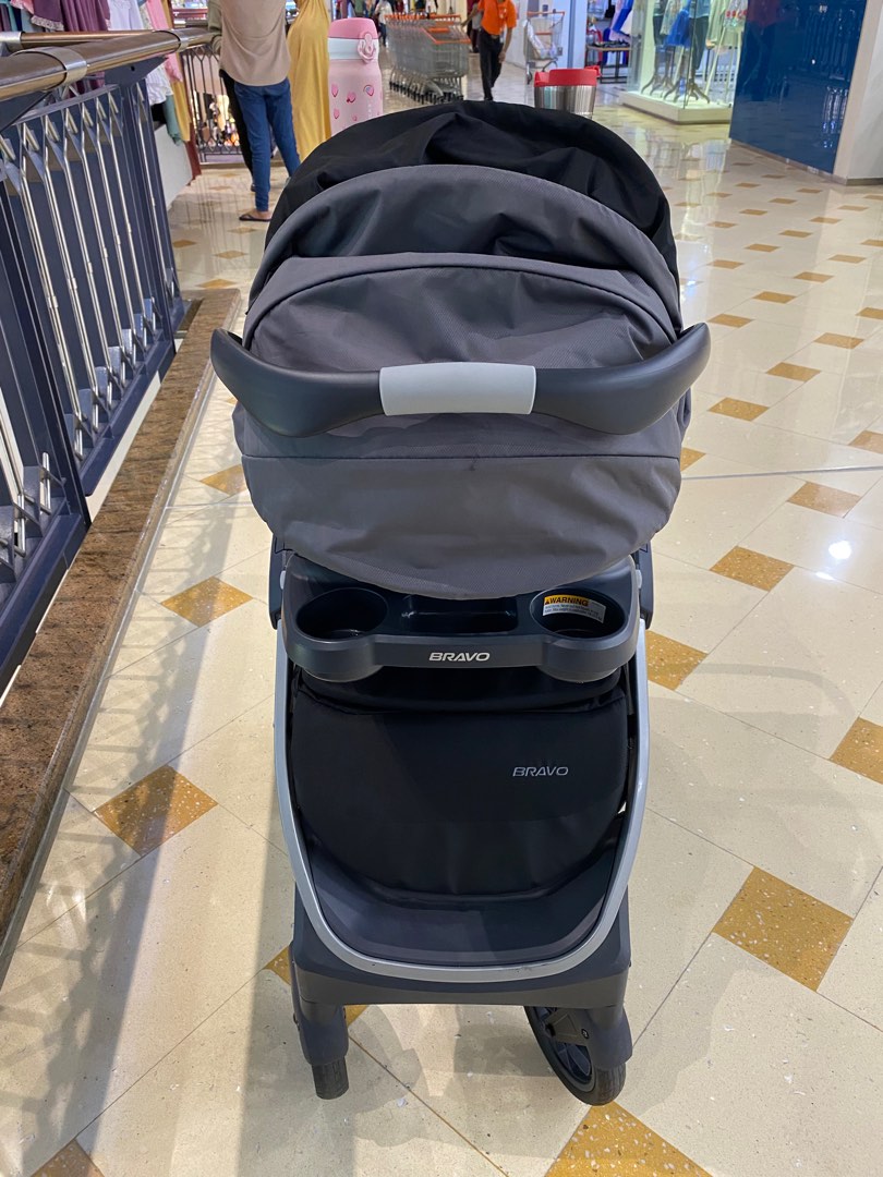 Chicco BRAVO Stroller + Car Seat, Babies & Kids, Going Out, Strollers