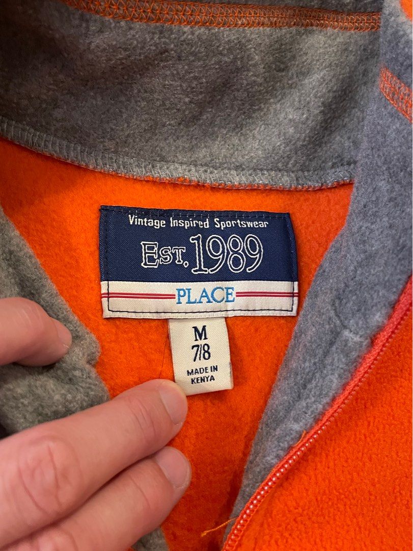 Children's place fleece outlet jacket