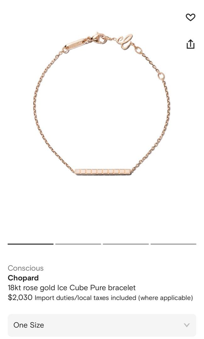 Chopard ice cube bracelet shop