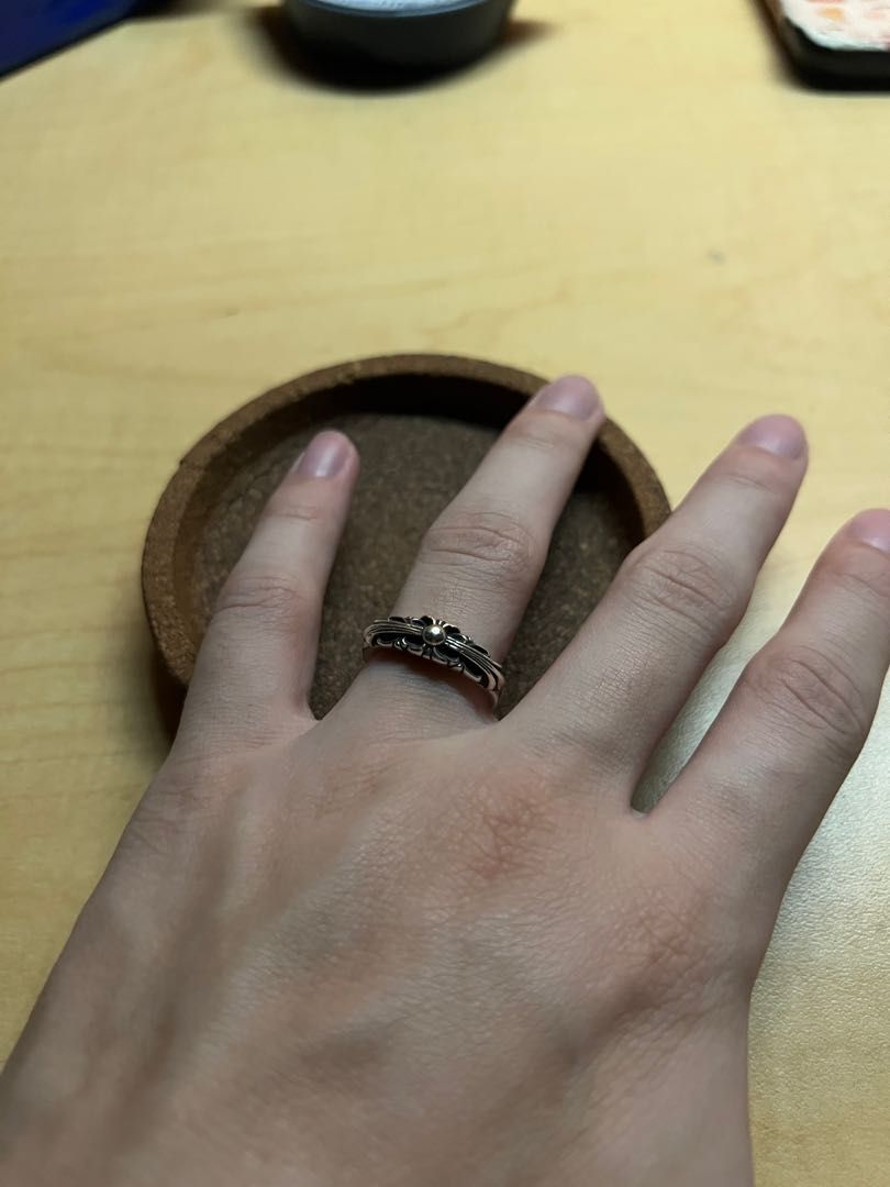 Chrome hearts baby floral best sale ring