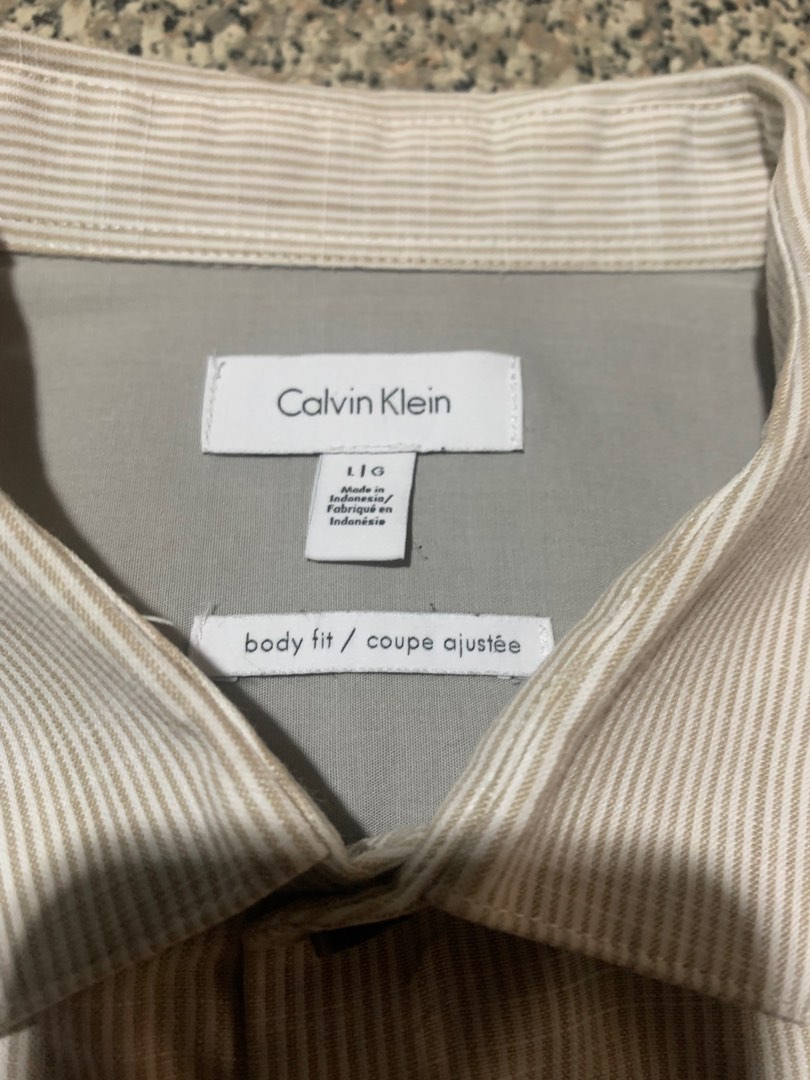 Clavin Klein, Men's Fashion, Tops & Sets, Formal Shirts on Carousell