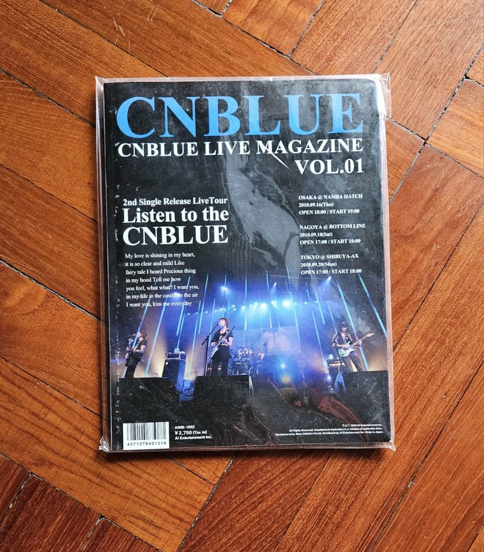 Cnblue Live Magazine Vol. 6 ( brand new)