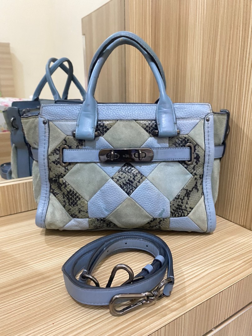 Coach swagger patchwork on sale
