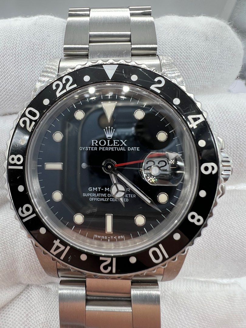 Collectible Rolex GMT Master 16700 Tritium Black Dial ALL ORIGINAL