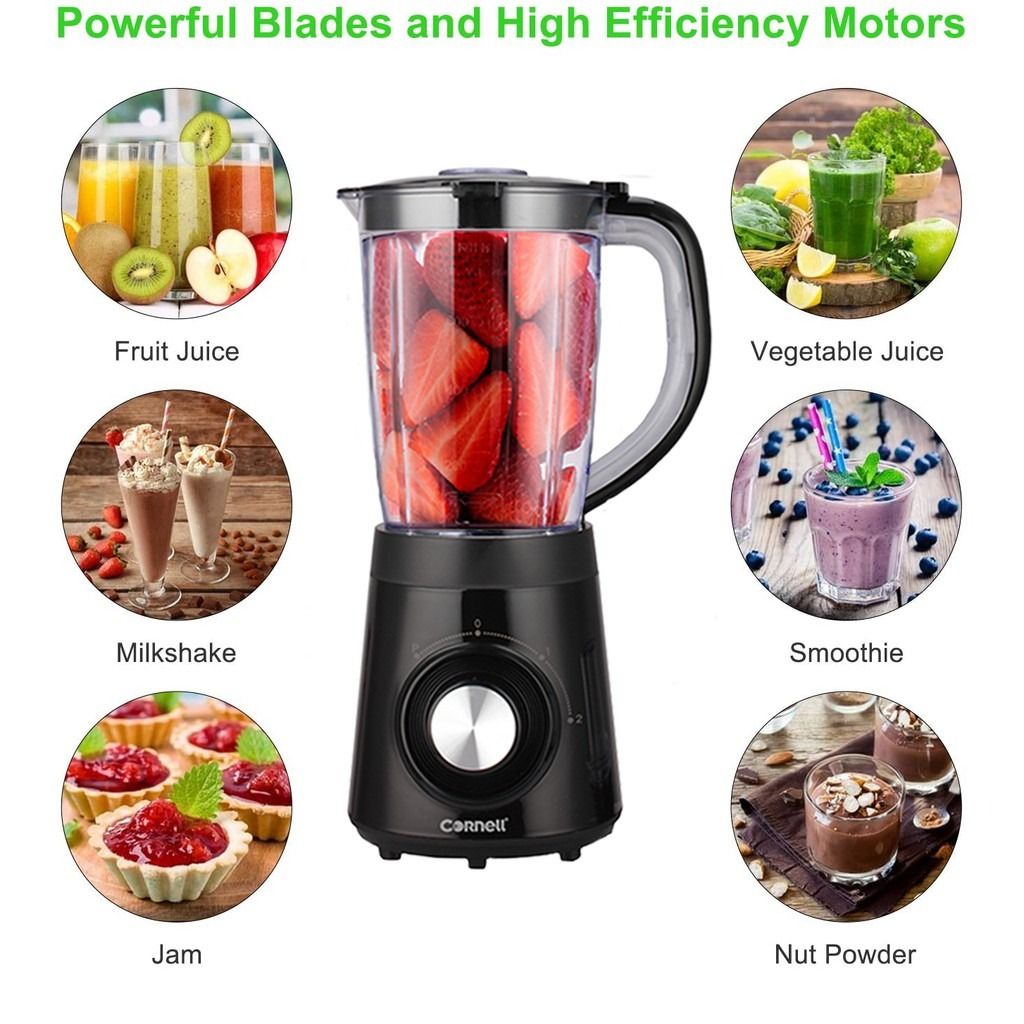 Cornell 1.5L Jug Blender with Grinder High Speed Mixer in 500 Watt, TV
