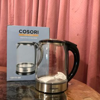 Cosori Electric Glass Kettle + free tea pot