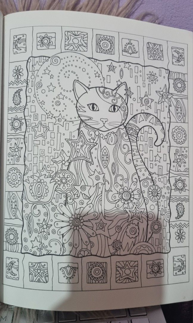 Creative cats coloring book on carousell