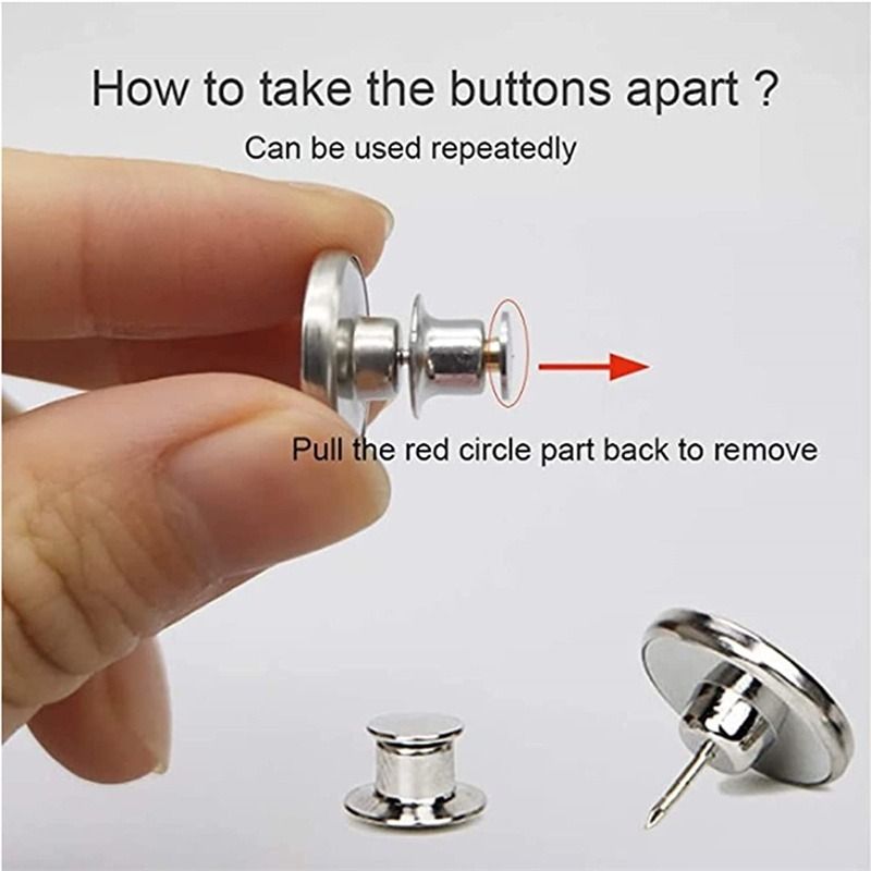 Curtain Magnets Closure Button with Back Tack Drapery Magnetic Clasp 2 Pair  - AliExpress
