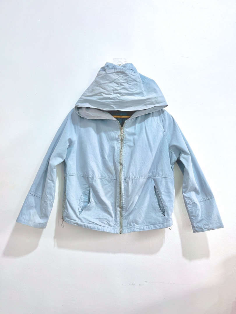 Cute Pastel Blue Jacket on Carousell