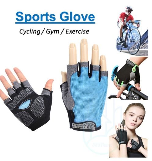 Half finger best sale gloves for gym