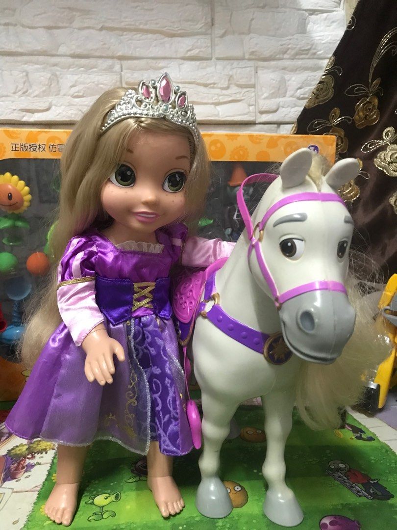Disney Princess Rapunzel with Horse Hobbies Toys Toys Games