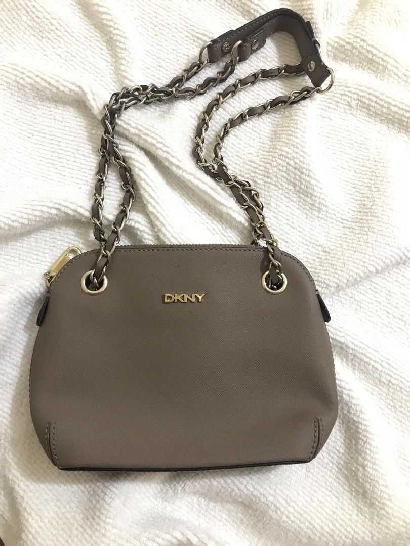 DKNY Bryant Park Saffiano Leather Shoulder Bag, Black