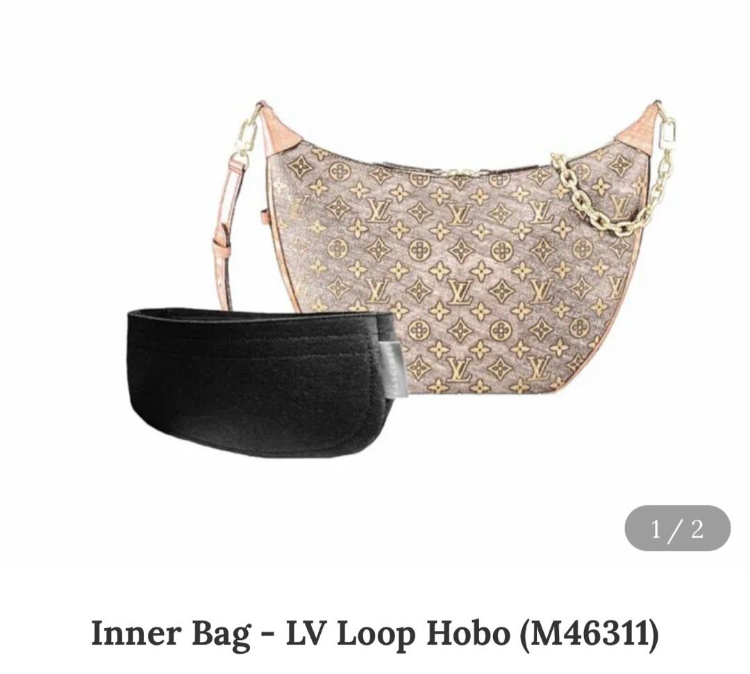 lv loop hobo bag organizer large