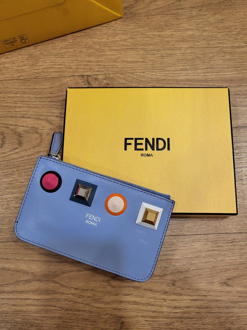 Fendi Keyring Leather Pouch Wallet Luxury Bags Wallets on Carousell