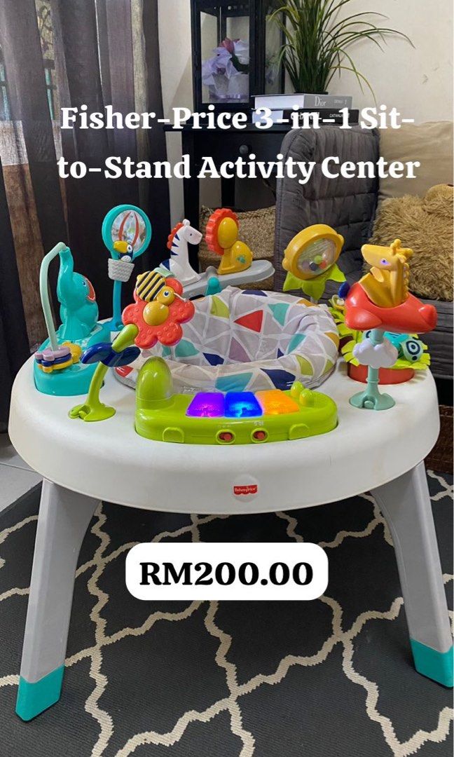 Fisher price 3 in 1 sit to stand discount