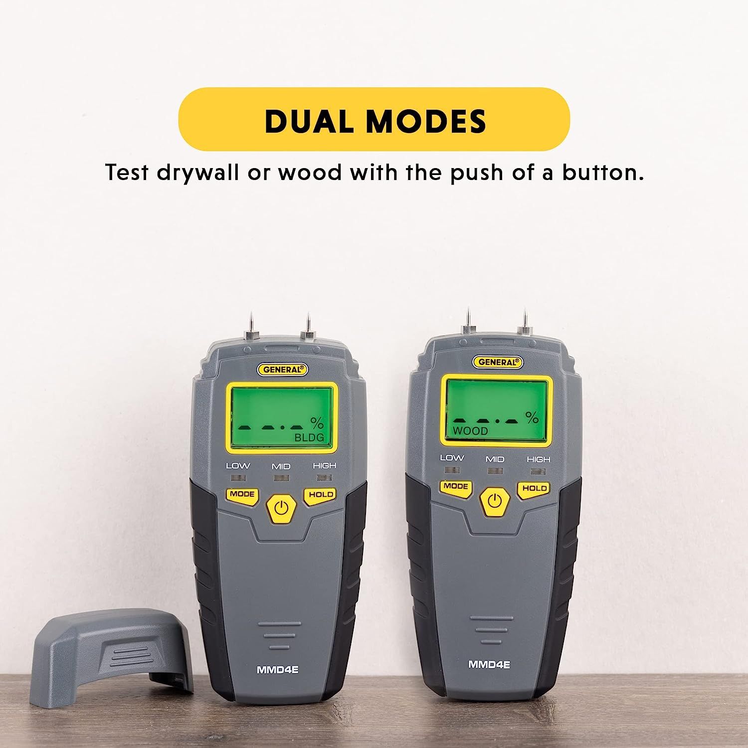 General Tools MMD4E Digital Moisture Meter, Water Leak Detector